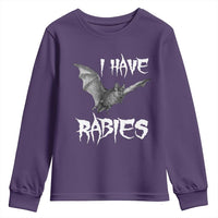 I Have Rabies Bat Youth Sweatshirt Funny Meme Quotes - Wonder Print Shop