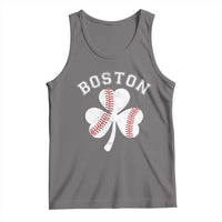 Funny Boston St Patricks Day Baseball Shamrock Tank Top