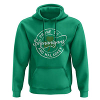 Prone To Shenanigans And Malarkey Hoodie Funny St Patricks Day Irish Shamrock