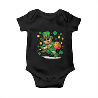Leprechaun Basketball St Patricks Day Sport Lover Baby Onesie