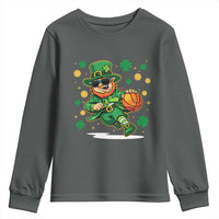 Leprechaun Basketball St Patricks Day Sport Lover Youth Sweatshirt