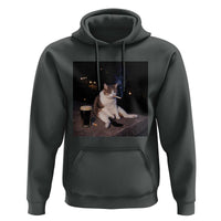 Funny Cigarette And Drinking Irish Stout Beer Cat Meme Hoodie