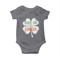 Funny St Patricks Day Dibs On The Ginger Baby Onesie Irish Redhead Shamrock