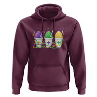 Funny Mardi Gras Snowballs Fat Tuesday Carnival Beads Hoodie
