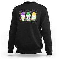 Funny Mardi Gras Snowballs Fat Tuesday Carnival Beads Sweatshirt