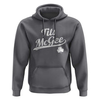 Tits McGee Hoodie Funny St Patricks Day Adult Humor Shamrocks