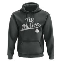 Tits McGee Hoodie Funny St Patricks Day Adult Humor Shamrocks