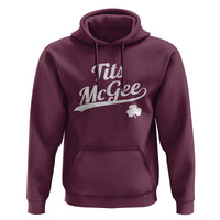 Tits McGee Hoodie Funny St Patricks Day Adult Humor Shamrocks