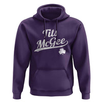 Tits McGee Hoodie Funny St Patricks Day Adult Humor Shamrocks