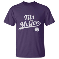 Tits McGee T Shirt Funny St Patricks Day Adult Humor Shamrocks