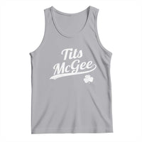 Tits McGee Tank Top Funny St Patricks Day Adult Humor Shamrocks