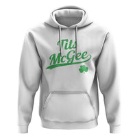 Tits McGee Hoodie Funny Womens St Patricks Day Vintage Shamrocks
