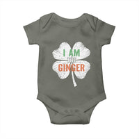 Funny St Patricks Day I Am The Ginger Baby Onesie Irish Redhead Shamrock