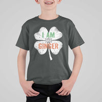 Funny St Patricks Day I Am The Ginger T Shirt For Kid Irish Redhead Shamrock