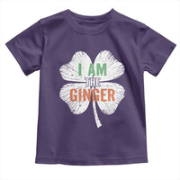 Funny St Patricks Day I Am The Ginger Toddler T Shirt Irish Redhead Shamrock
