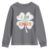 Funny St Patricks Day I Am The Ginger Youth Sweatshirt Irish Redhead Shamrock