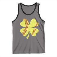 Softball St Patricks Day Irish Clover Sport Tank Top