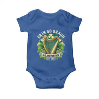 Irish Pride Baby Onesie Ireland Forever Erin Go Bragh Est 1922 Harp Shamrock