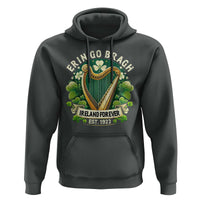 Irish Pride Hoodie Ireland Forever Erin Go Bragh Est 1922 Harp Shamrock