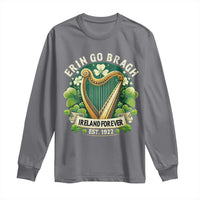 Irish Pride Long Sleeve Shirt Ireland Forever Erin Go Bragh Est 1922 Harp Shamrock