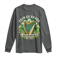 Irish Pride Long Sleeve Shirt Ireland Forever Erin Go Bragh Est 1922 Harp Shamrock