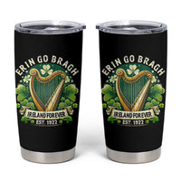 Irish Pride Tumbler Cup Ireland Forever Erin Go Bragh Est 1922 Harp Shamrock