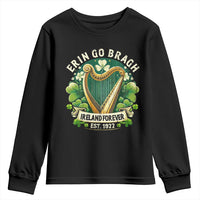 Irish Pride Youth Sweatshirt Ireland Forever Erin Go Bragh Est 1922 Harp Shamrock