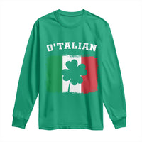 Funny Irish Italian St. Patrick's Day O'Talian Long Sleeve Shirt