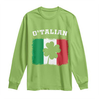 Funny Irish Italian St. Patrick's Day O'Talian Long Sleeve Shirt