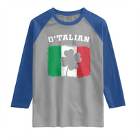 Funny Irish Italian St. Patrick's Day O'Talian Raglan Shirt