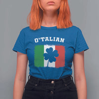 Funny Irish Italian St. Patrick's Day O'Talian T Shirt For Women