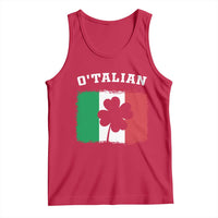 Funny Irish Italian St. Patrick's Day O'Talian Tank Top