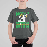Funny Boston Irish T Shirt For Kid Not Just Irish Boston Irish Shamrock