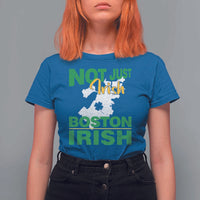 Funny Boston Irish T Shirt For Women Not Just Irish Boston Irish Shamrock