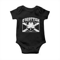 Irish-Scots Irish Scottish Baby Onesie O'Scottish Vintage Shamrock
