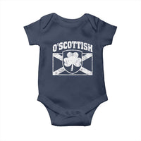 Irish-Scots Irish Scottish Baby Onesie O'Scottish Vintage Shamrock