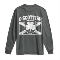 Irish-Scots Irish Scottish Long Sleeve Shirt O'Scottish Vintage Shamrock