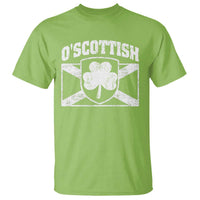 Irish-Scots Irish Scottish T Shirt O'Scottish Vintage Shamrock