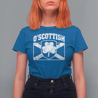 Irish-Scots Irish Scottish T Shirt For Women O'Scottish Vintage Shamrock