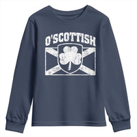 Irish-Scots Irish Scottish Youth Sweatshirt O'Scottish Vintage Shamrock