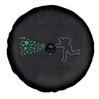 Funny St Patrick's Day Ice Hockey Shamrock Spare Tire Cover