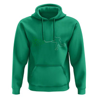 Funny St Patrick's Day Ice Hockey Shamrock Hoodie