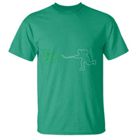 Funny St Patrick's Day Ice Hockey Shamrock T Shirt