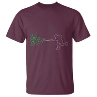 Funny St Patrick's Day Ice Hockey Shamrock T Shirt