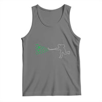 Funny St Patrick's Day Ice Hockey Shamrock Tank Top