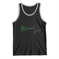 Funny St Patrick's Day Ice Hockey Shamrock Tank Top
