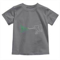 Funny St Patrick's Day Ice Hockey Shamrock Toddler T Shirt