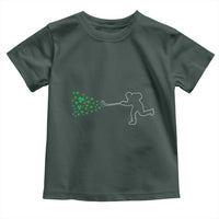 Funny St Patrick's Day Ice Hockey Shamrock Toddler T Shirt