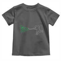 Funny St Patrick's Day Ice Hockey Shamrock Toddler T Shirt