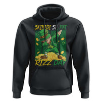 Funny Skibidi St Pat Rizz Day Hoodie Dabbing Leprechaun Shamrock Coin